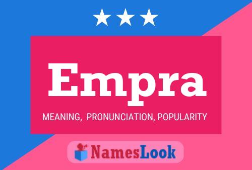 ملصق اسم Empra