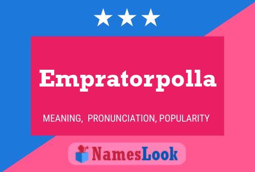 ملصق اسم Empratorpolla