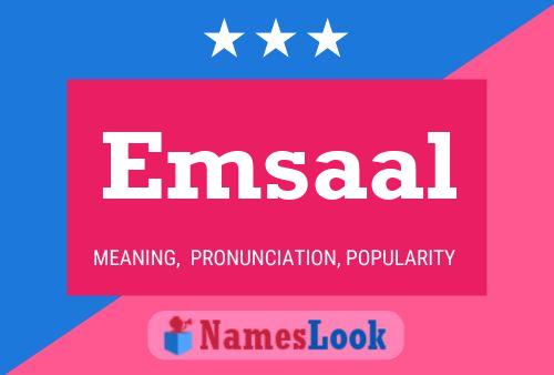 ملصق اسم Emsaal