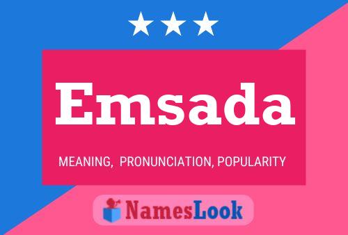 ملصق اسم Emsada