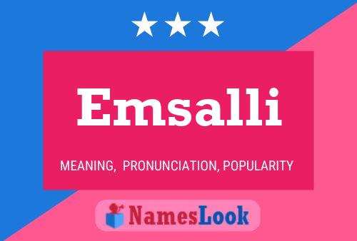 ملصق اسم Emsalli