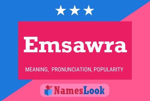 ملصق اسم Emsawra