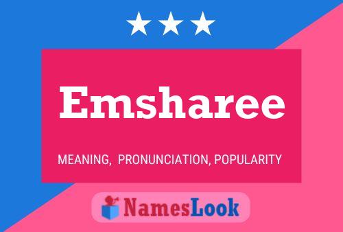 ملصق اسم Emsharee