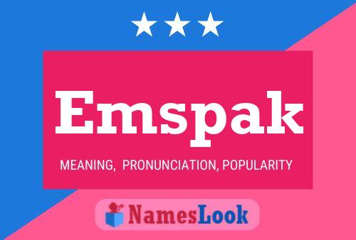 ملصق اسم Emspak