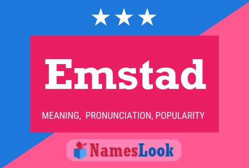 ملصق اسم Emstad