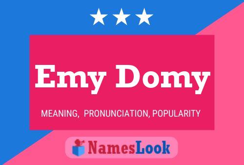 ملصق اسم Emy Domy