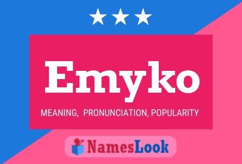 ملصق اسم Emyko