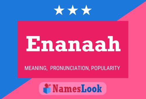 ملصق اسم Enanaah