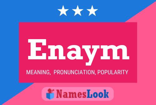 ملصق اسم Enaym