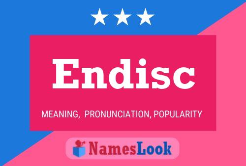 ملصق اسم Endisc