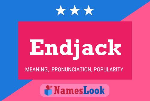 ملصق اسم Endjack