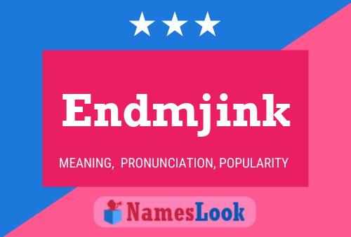 ملصق اسم Endmjink