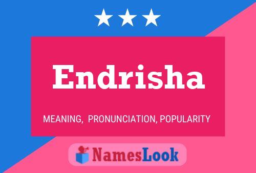 ملصق اسم Endrisha