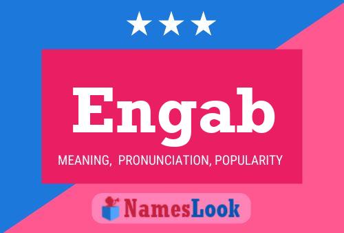 ملصق اسم Engab