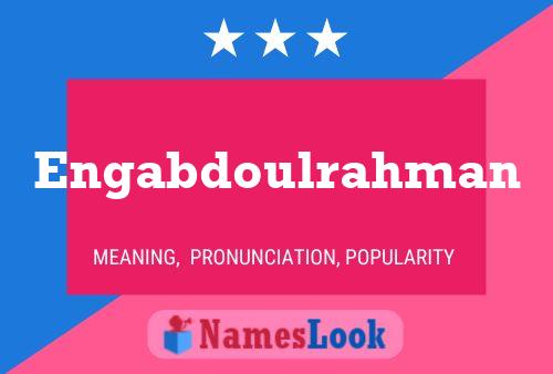 ملصق اسم Engabdoulrahman