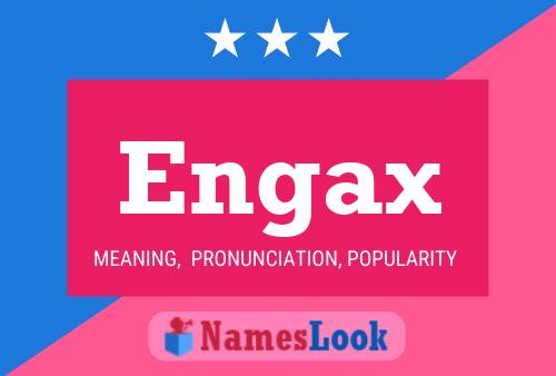 ملصق اسم Engax