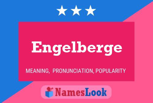 ملصق اسم Engelberge