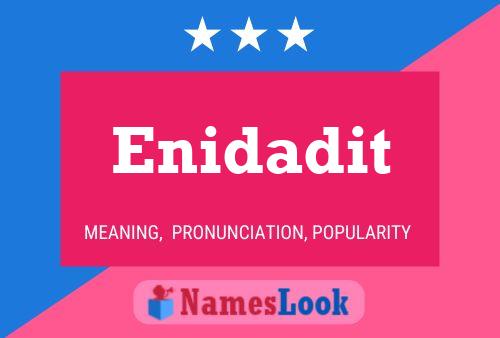 ملصق اسم Enidadit