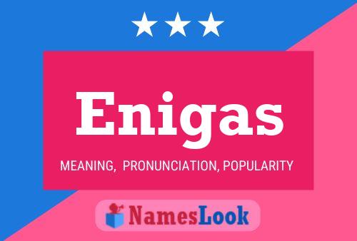 ملصق اسم Enigas