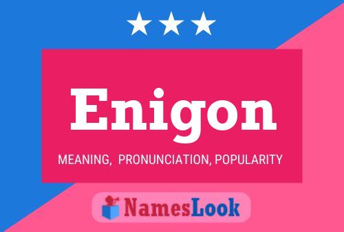 ملصق اسم Enigon