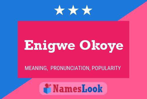 ملصق اسم Enigwe Okoye