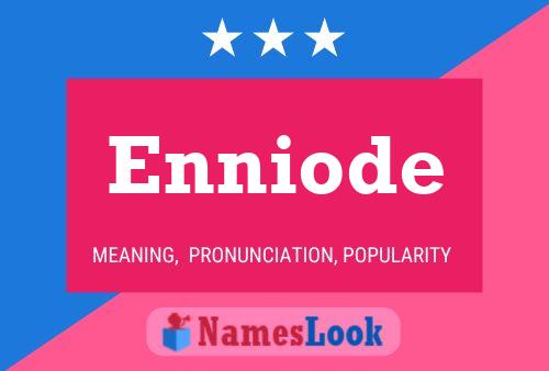 ملصق اسم Enniode