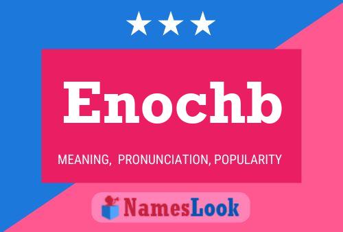 ملصق اسم Enochb