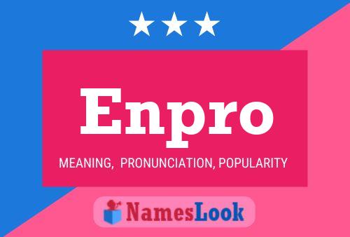 ملصق اسم Enpro