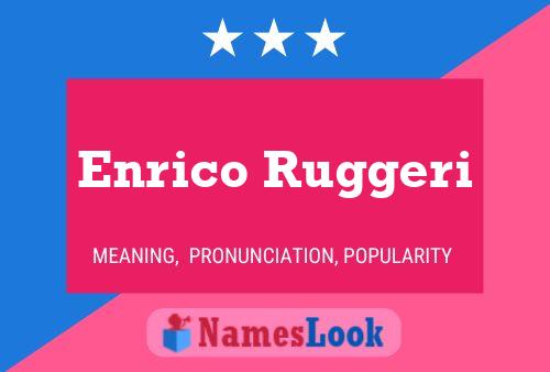 ملصق اسم Enrico Ruggeri