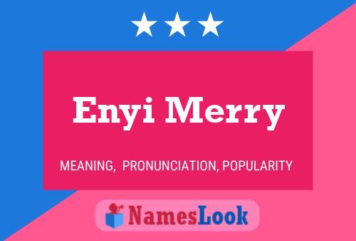 ملصق اسم Enyi Merry