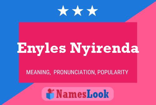 ملصق اسم Enyles Nyirenda