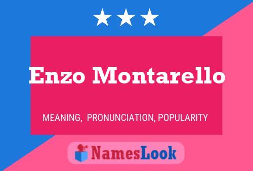 ملصق اسم Enzo Montarello