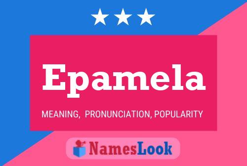 ملصق اسم Epamela