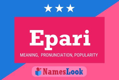 ملصق اسم Epari