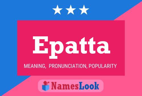 ملصق اسم Epatta