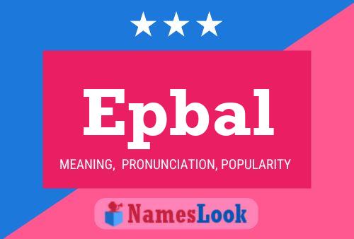 ملصق اسم Epbal