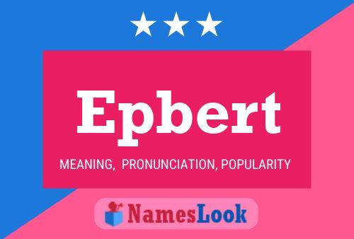 ملصق اسم Epbert