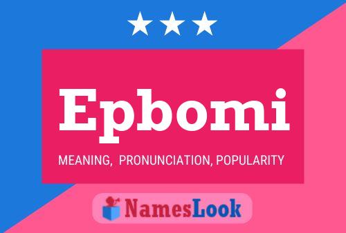 ملصق اسم Epbomi