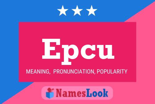 ملصق اسم Epcu