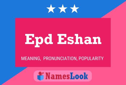 ملصق اسم Epd Eshan