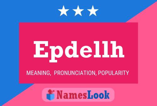 ملصق اسم Epdellh