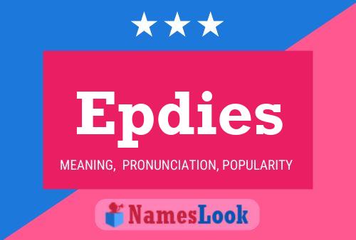 ملصق اسم Epdies