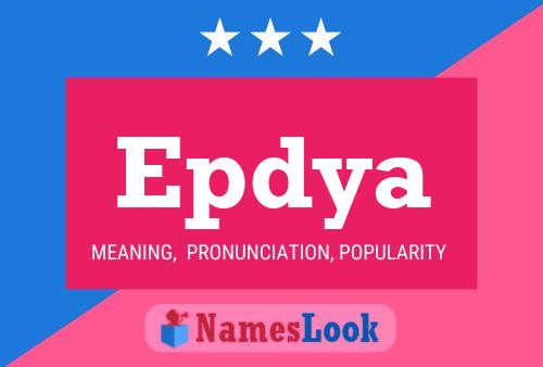 ملصق اسم Epdya