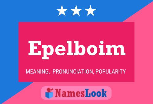 ملصق اسم Epelboim