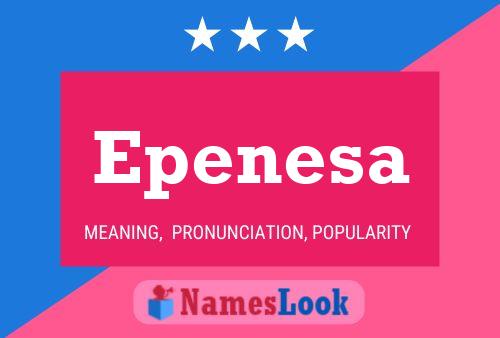 ملصق اسم Epenesa