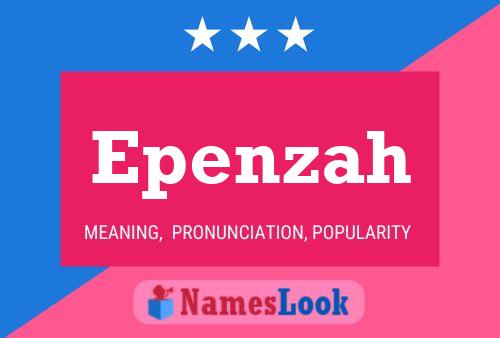 ملصق اسم Epenzah