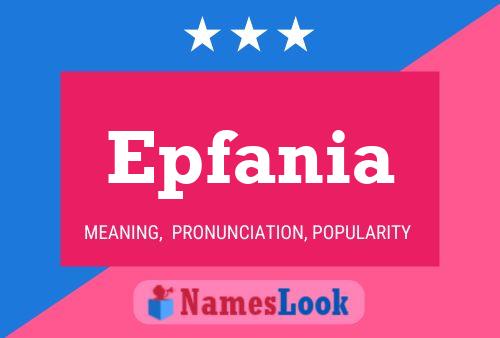 ملصق اسم Epfania