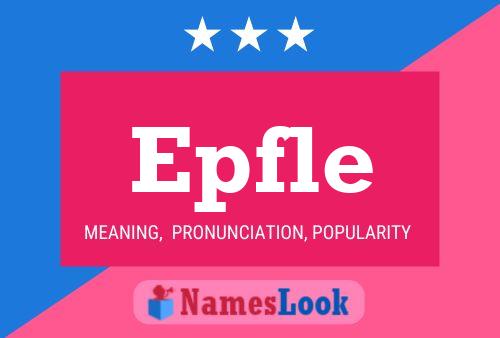 ملصق اسم Epfle