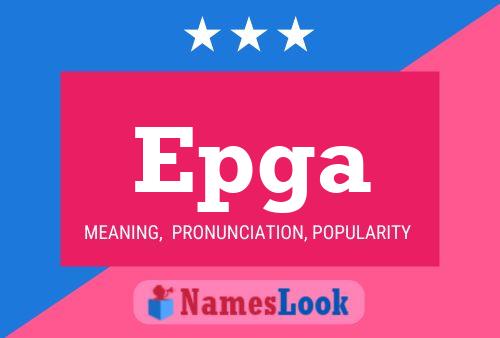 ملصق اسم Epga