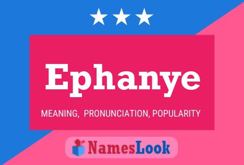 ملصق اسم Ephanye